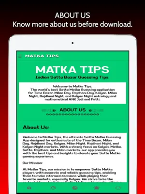 Matka Tips Satta Kalyan App android App screenshot 1